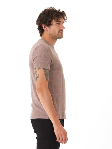 Gil Sweater Knit Short Sleeve Tee Mens Outerwear Sweater Threads 4 Thought