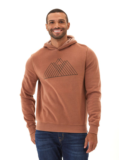 Mineral Wash Graphic Hoodie Mens Outerwear Sweatshirt Threads 4 Thought