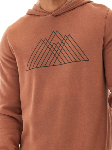 Mineral Wash Graphic Hoodie Mens Outerwear Sweatshirt Threads 4 Thought