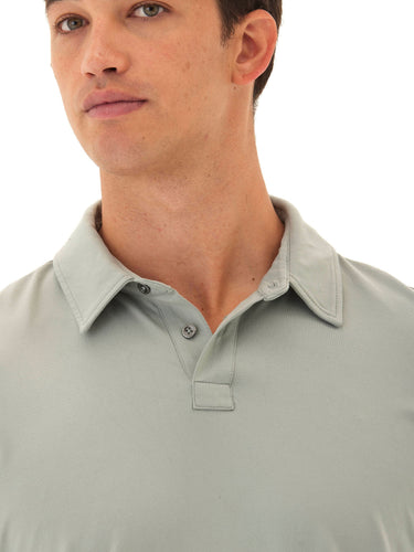 Darryn Luxe Jersey 2 Button Polo Mens Tops Tshirt Long Polo Threads 4 Thought