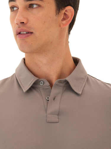 Darryn Luxe Jersey 2 Button Polo Mens Tops Tshirt Long Polo Threads 4 Thought