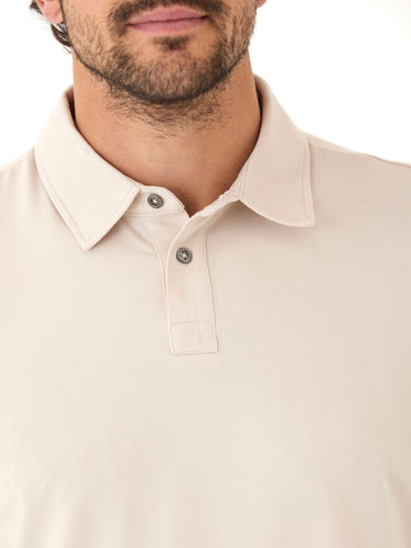 Darryn Luxe Jersey 2 Button Polo Mens Tops Tshirt Long Polo Threads 4 Thought