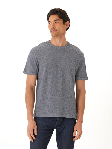 Shawn Double Face Knit Short Sleeve Crew Tee Mens Tops Tshirt Short Threads 4 Thought