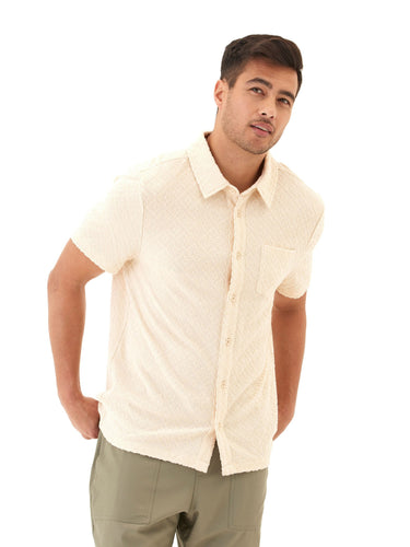 Paxton Jacquard Terry Button-Down Pocket Shirt Threads 4 Thought