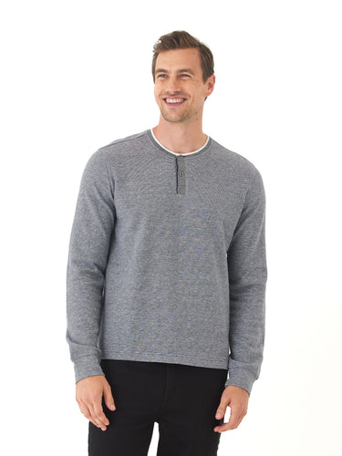 Charles Eco Double Knit Henley Mens Tops Tshirt Long Henley Threads 4 Thought