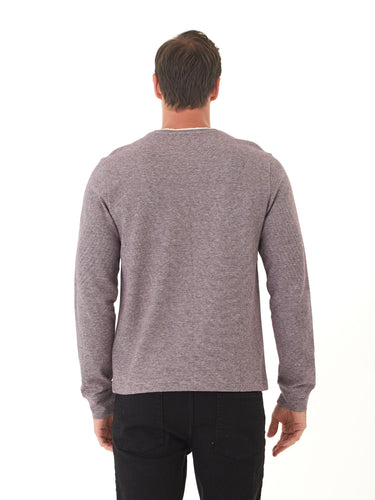 Charles Eco Double Knit Henley Mens Tops Tshirt Long Henley Threads 4 Thought