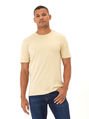 Shawn Mineral Wash Eco Cotton Jersey Crew Tee Mens Tops Tshirt Short Threads 4 Thought