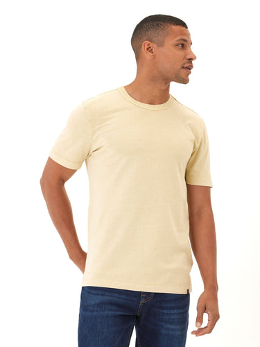 Shawn Mineral Wash Eco Cotton Jersey Crew Tee Mens Tops Tshirt Short Threads 4 Thought