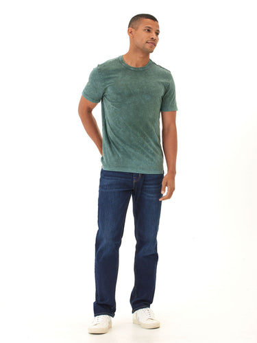 Shawn Mineral Wash Eco Cotton Jersey Crew Tee Mens Tops Tshirt Short Threads 4 Thought