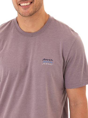Soft Wash Embroidery Tee Mens Tops Tshirt Short Threads 4 Thought