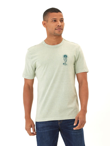 Mineral Wash Graphic Tee Mens Tops Tshirt Short Threads 4 Thought