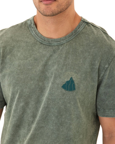 Mineral Wash Graphic Tee Mens Tops Tshirt Short Threads 4 Thought