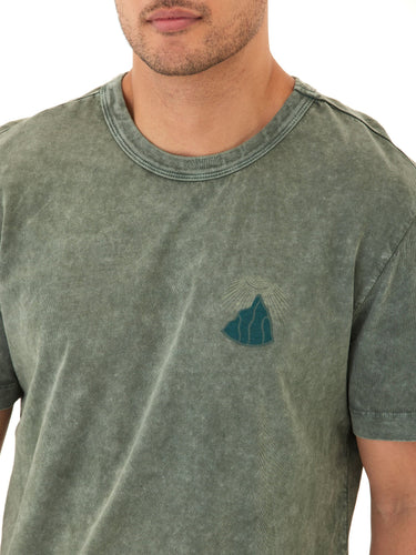 Mineral Wash Graphic Tee Mens Tops Tshirt Short Threads 4 Thought