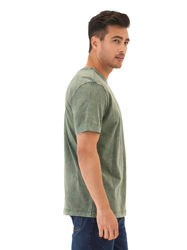 Mineral Wash Graphic Tee Mens Tops Tshirt Short Threads 4 Thought