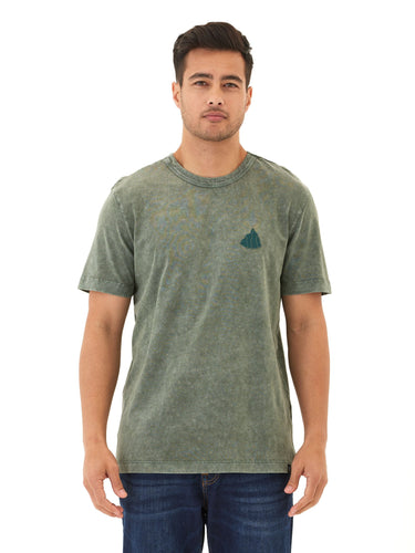 Mineral Wash Graphic Tee Mens Tops Tshirt Short Threads 4 Thought