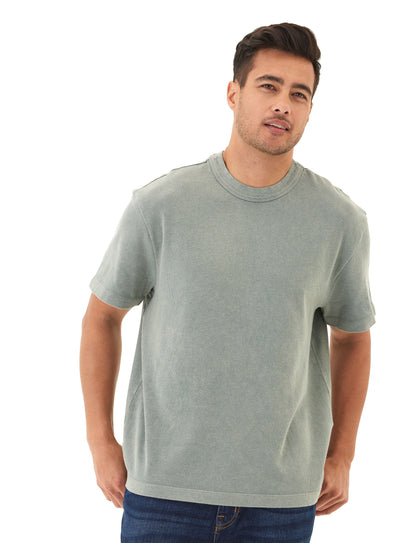 Johnny Relaxed Fit Heavyweight Mineral Wash Jersey Tee Mens Tops Tshirt Short Threads 4 Thought