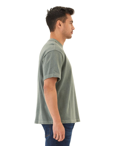 Johnny Relaxed Fit Heavyweight Mineral Wash Jersey Tee Mens Tops Tshirt Short Threads 4 Thought