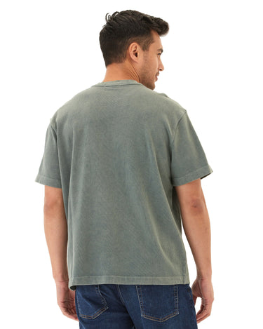 Johnny Relaxed Fit Heavyweight Mineral Wash Jersey Tee Mens Tops Tshirt Short Threads 4 Thought