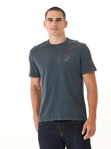 Mineral Wash Sunny Mountain Top Graphic Tee Threads 4 Thought