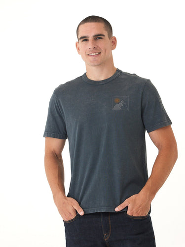 Mineral Wash Sunny Mountain Top Graphic Tee Threads 4 Thought