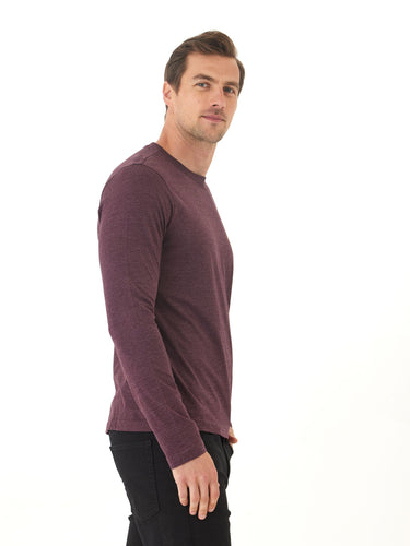 Soft Wash Round Horizon Graphic Long Sleeve Tee Mens Tops Tshirt Long Threads 4 Thought