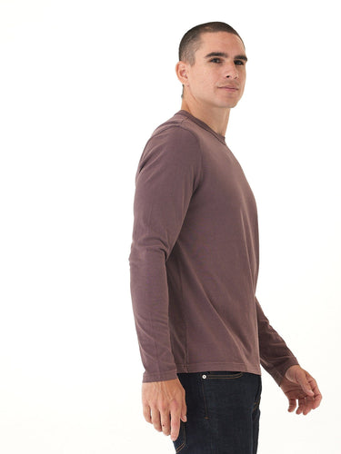Mineral Wash Tiny Forest Graphic Long Sleeve Tee Threads 4 Thought