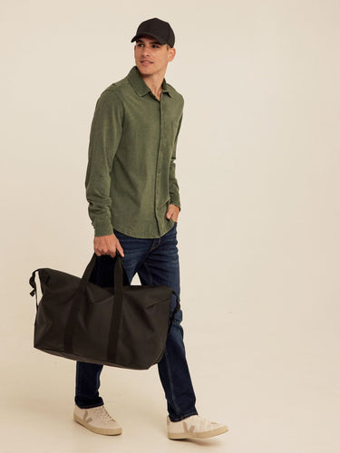 Dorian Mineral Wash Mediumweight Jersey Button-Down Threads 4 Thought