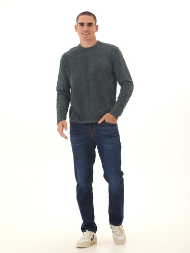 Johnny Relaxed Fit Mineral Wash Mediumweight Jersey Long Sleeve Tee Threads 4 Thought