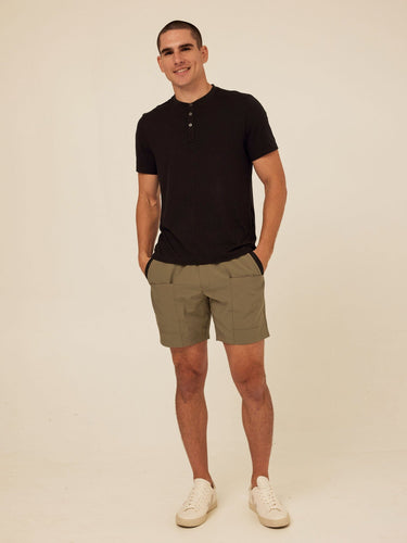 Shayne Luxe Jersey Henley Mens Tops Tshirt Short Henley Threads 4 Thought