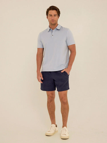 Phineas Luxe Jersey Short Sleeve Polo Mens Tops Tshirt Short Polo Threads 4 Thought
