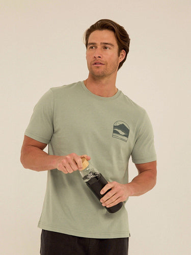 Soft Wash Graphic Tee Mens Tops Tshirt Short Threads 4 Thought