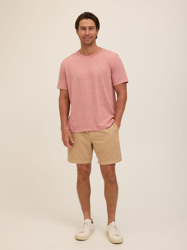 Johnny Light Fleck Jersey Relaxed Crew Tee Threads 4 Thought
