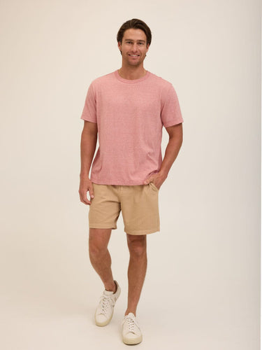 Johnny Light Fleck Jersey Relaxed Crew Tee Threads 4 Thought