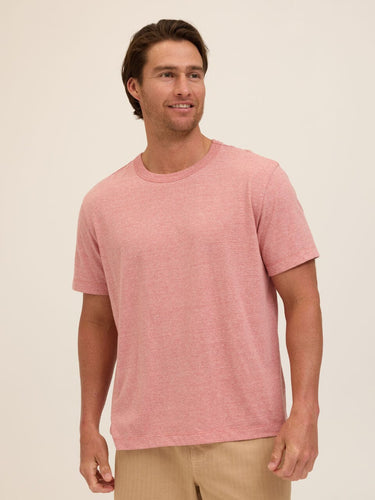 Johnny Light Fleck Jersey Relaxed Crew Tee Threads 4 Thought