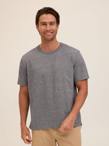 Johnny Light Fleck Jersey Relaxed Crew Tee Threads 4 Thought