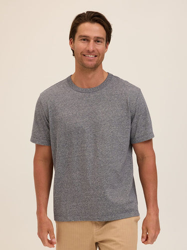 Johnny Light Fleck Jersey Relaxed Crew Tee Threads 4 Thought