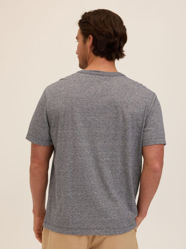 Johnny Light Fleck Jersey Relaxed Crew Tee Threads 4 Thought