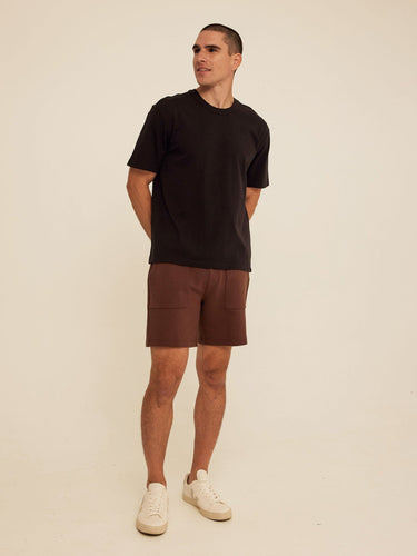 Jaxson Peached Stretch Knit Short Threads 4 Thought