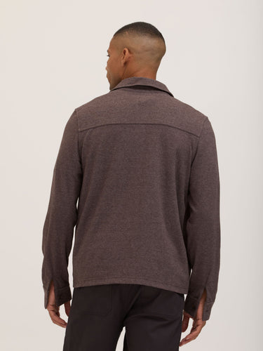 Carter Brushed Jacquard Button-Down Shirt Mens Tops Tshirt Long Threads 4 Thought