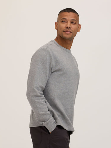 Dawson Eco Ottoman Relaxed Long Sleeve Mens Tops Tshirt Long Threads 4 Thought