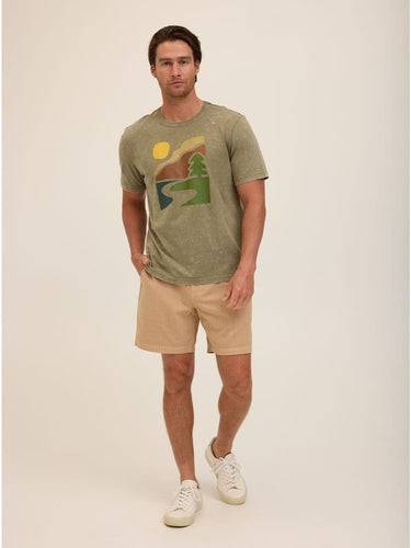 Nature Hike Graphic Mineral Wash Jersey Tee Threads 4 Thought