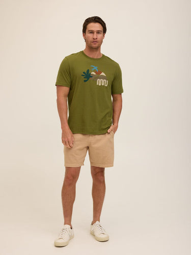 Soft Wash Graphic Tee Mens Tops Tshirt Short Threads 4 Thought