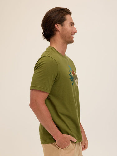 Soft Wash Graphic Tee Mens Tops Tshirt Short Threads 4 Thought