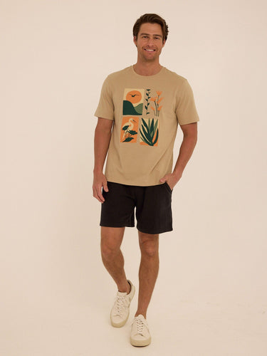 Soft Wash Graphic Tee Mens Tops Tshirt Short Threads 4 Thought