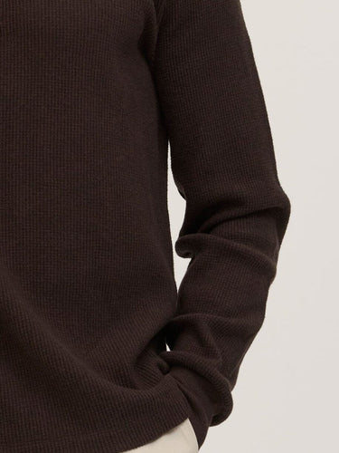 Jeremiah Brushed Thermal Long Sleeve Henley Mens Tops Tshirt Long Henley Threads 4 Thought