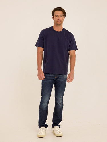 Johnny Organic Cotton Relaxed Crew Tee Mens Tops Tshirt Short Threads 4 Thought