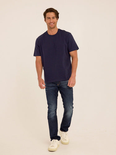 Johnny Organic Cotton Relaxed Crew Tee Mens Tops Tshirt Short Threads 4 Thought