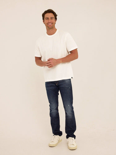Johnny Organic Cotton Relaxed Crew Tee Mens Tops Tshirt Short Threads 4 Thought