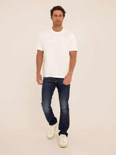 Johnny Organic Cotton Relaxed Crew Tee Mens Tops Tshirt Short Threads 4 Thought