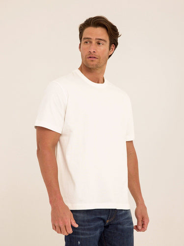 Johnny Organic Cotton Relaxed Crew Tee Mens Tops Tshirt Short Threads 4 Thought